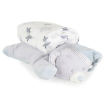 Одеяло 90/75 cm с възглавница Sleepy Bear сив-Cangaroo