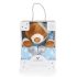 Одеяло 90/75 cm с играчка Addie Bear син-Cangaroo