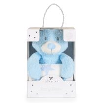 Одеяло 90/75 cm с играчка Rory Bear син-Cangaroo