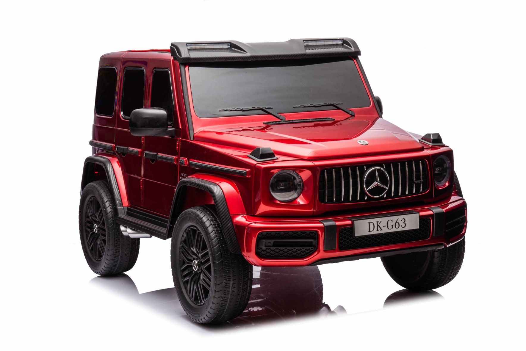 Акумулаторен джип Mercedes G63 4×4 мет.червен