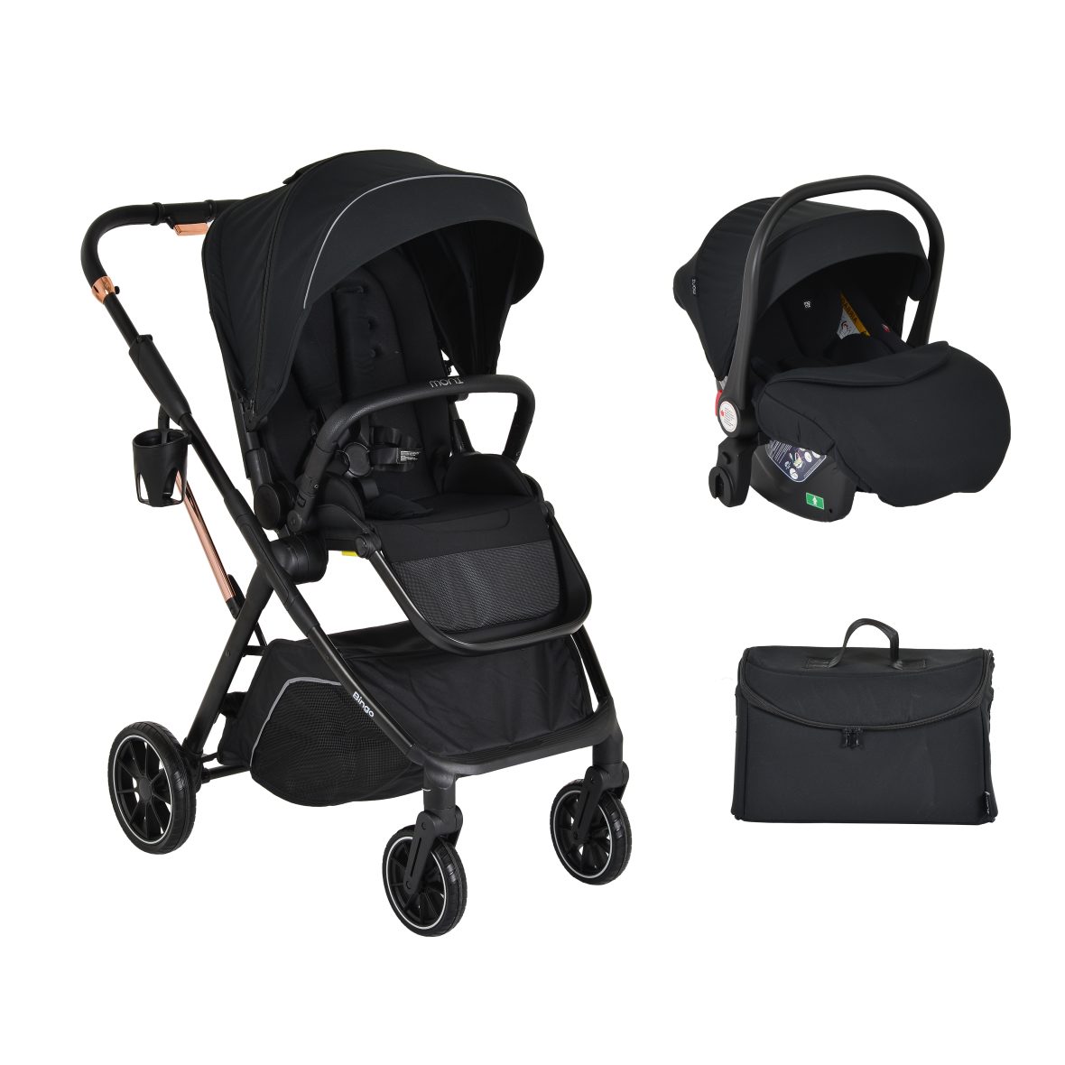 Комбинирана количка 2 в 1 Bingo Anthracite