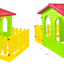 Къща с ограда и дъска за рисуване 12243-Mochtoys