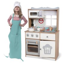 Дървена кухня с прибори 7253-Moni Toys