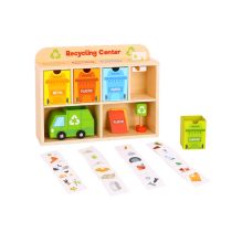 Дървен център за рециклиране TY635A-Tooky Toy