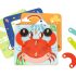 Дървен образователен пъзел 4в1 TH123 24 части-Tooky Toy