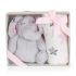Бебешко одеяло 90/75 cm с играчка Elephant pink-Cangaroo