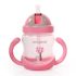 Чаша с пластмасова сламка 280ml C0582 розов-Cangaroo