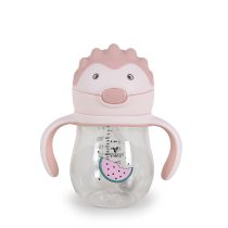 Чаша със сламка 250ml Brillo розов A0033-Cangaroo