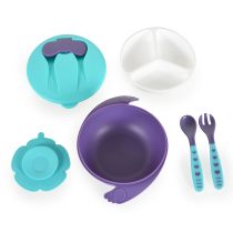 Купа с лъжица и вилица Jelly син F1730-Cangaroo