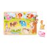 Дървена образователна дъска с животни TY857-Tooky Toy