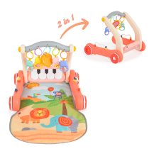 Играчка за прохождане 2в1 Piano pink HE0638-Moni Toys