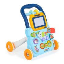 Играчка за прохождане Elephant HE0810 син-Moni Toys