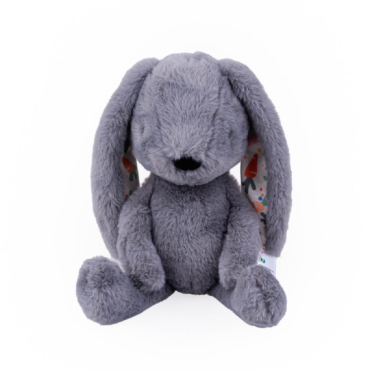 Мека играчка За Гушкане Rabbit сив 81982