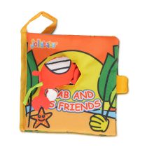 Мека книжка с играчка Crab 2103071-Jollybaby