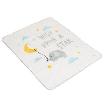 Одеяло 110/140 Softy Wish a upon a star бял-Cangaroo