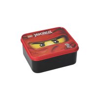 Кутия за обяд Ninjago черна-червена