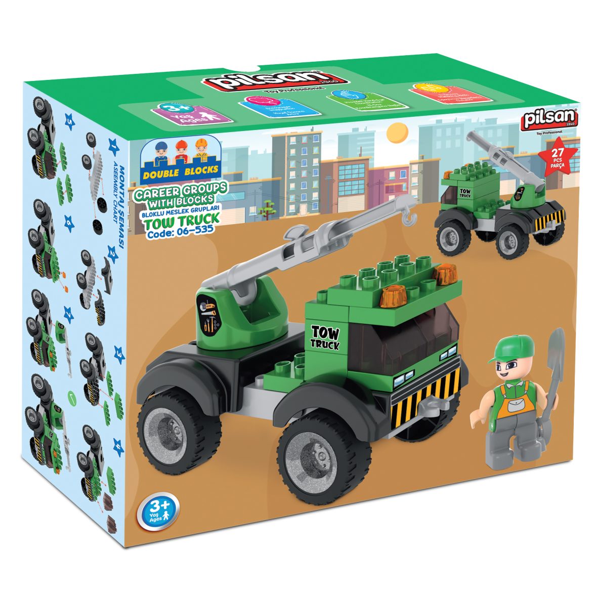 Конструктор Pilsan Career Group Tow Truck 06535