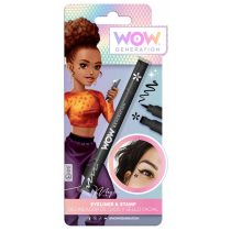 WOW Generation Очна линия с печат Megan Черен