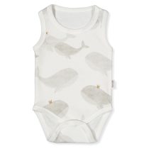 T3885 Боди-потник whales Сив 3-6м/68см
