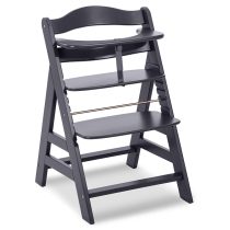 Дървен стол за харанене Alpha+ Dark Grey