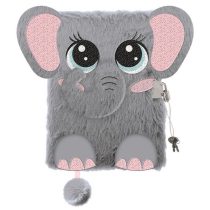 Плюшен дневник A5 с катинар 3D Elephant