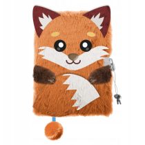 Плюшен дневник A5 с катинар 3D Foxy