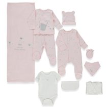 Z1071 К-кт 10ч ORGANIC SLEEPY SHEEPY PINK 0-3 M