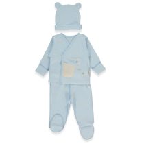 Z1072 К-кт 3ч ORGANIC SLEEPY SHEEPY BLUE 0-1M