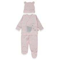 Z1072 К-кт 3ч ORGANIC SLEEPY SHEEPY PINK 1-3M