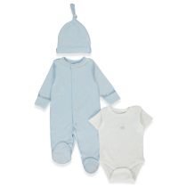 Z1073 К-кт 3ч ORGANIC SLEEPY SHEEPY BLUE 3-6M
