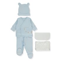 Z1074 К-кт 5ч ORGANIC SLEEPY SHEEPY BLUE PREMAT