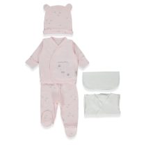 Z1074 К-кт 5ч ORGANIC SLEEPY SHEEPY PINK PREMAT