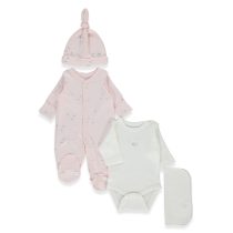 Z1075 К-кт 4ч ORGANIC SLEEPY SHEEPY PINK PREMAT