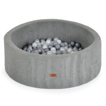 Мек басейн Boucle с 200 топки сив-Moni Toys