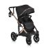 Комбинирана количка 3 в 1 Eggo Caviar-black-Cangaroo