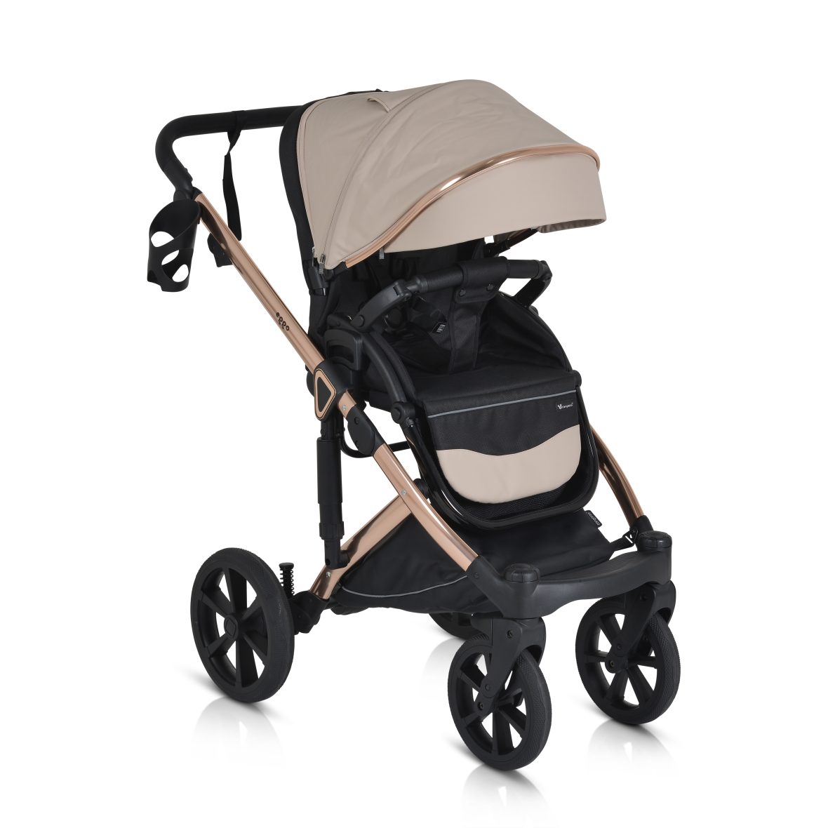 Комбинирана количка 3 в 1 Eggo Sand-beige