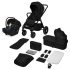 Бебешка количка 3в1 Lionelo Layla Black Onyx