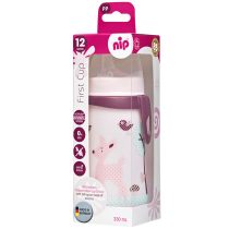 35050 First cup 330 ml с твърд накрайник Girl