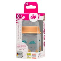 35066 Шише стъкло 120 ml силикон 0m+ flow S Girl