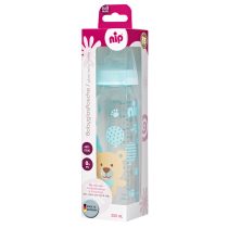 35071 Шише стъкло 250 ml силикон 0-6m BOY flow M