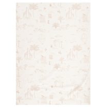 Плетен чаршаф с ластик NOE 60x120 White/Linen