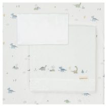 Чаршафи 3бр за количка TREX 40x80 White/Green