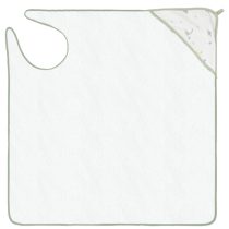 Хавлия с качулка дуо TREX 100x100 White/Green