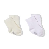 S727 Чорапи 2 чифта екрю+бял 24-36М
