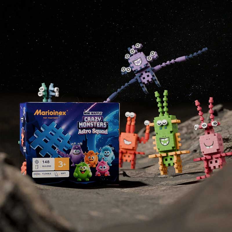 mini-vaflen-konstruktor-marioinex-ludite-chudovischa-otbor-astronavti-148-chasti-777688590