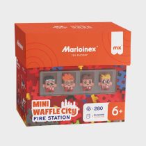 Мини вафлен конструктор Marioinex " Пожарна станция"