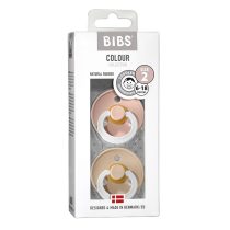 Биберони COLOUR Blush GLOW/Vanilla 6-18 м.2бр