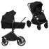 Бебешка количка 2в1 MIKA PLUS Black Onyx