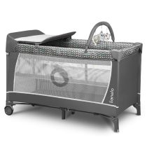 Бебешка кошара FLOWER Grey Scandi