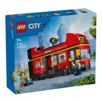 60407 Червен двуетажен автобус за обиколка